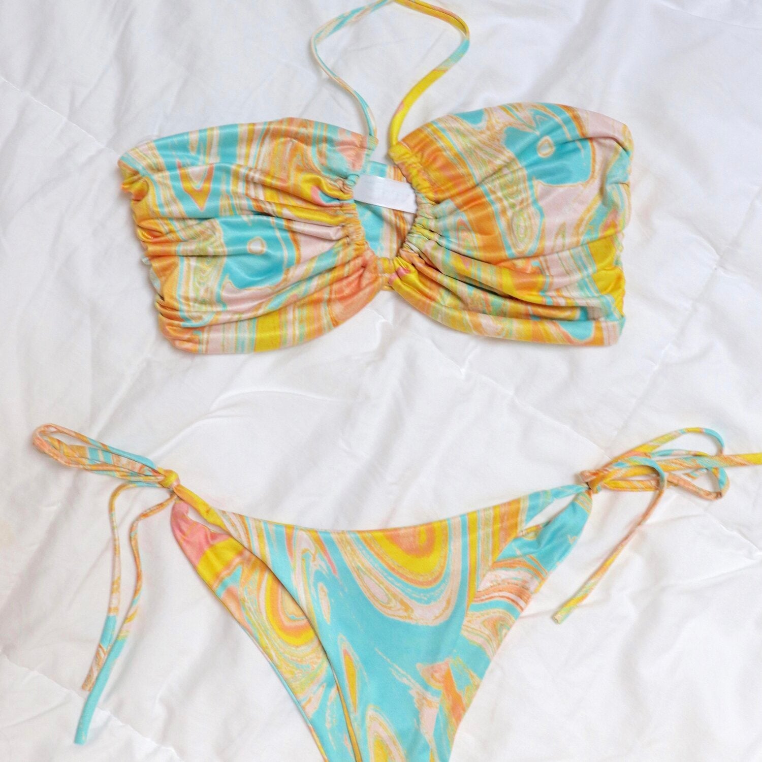 Always Glowing Bikini Set – Colorful Natalie