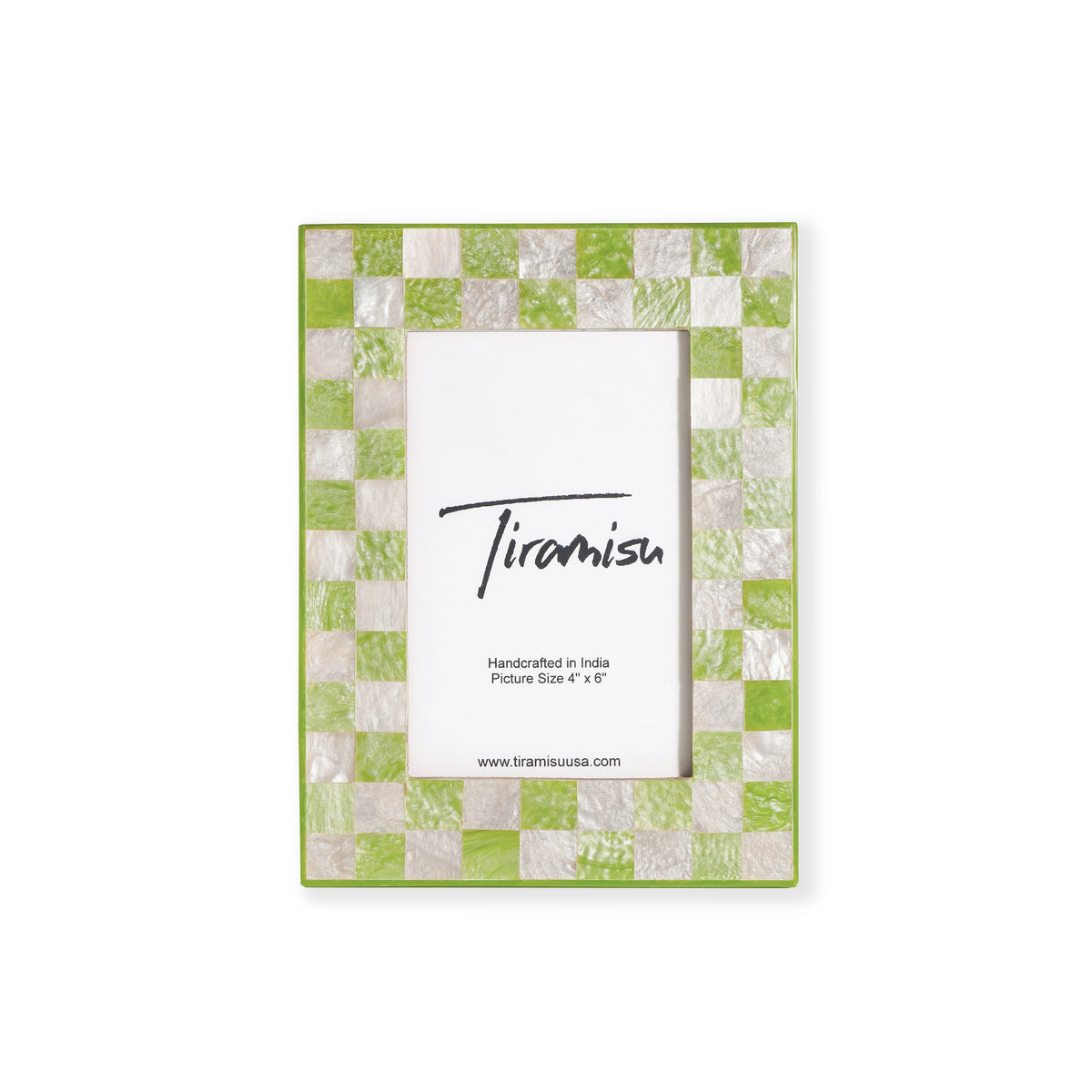 Green Checkered Picture Frame