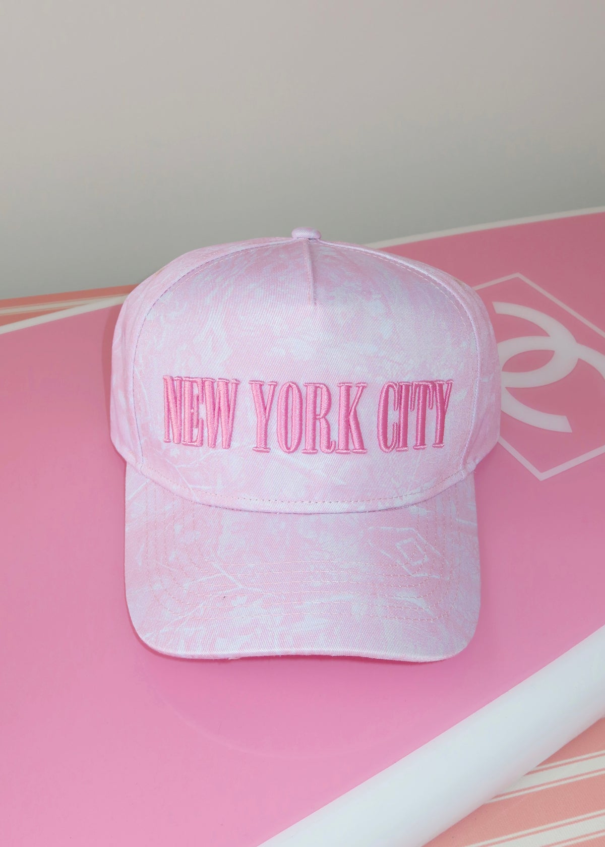 New York City Pink Camo Trucker Hat