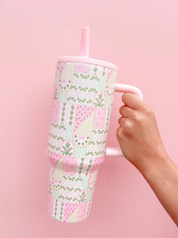 Floral Patchwork Tumbler