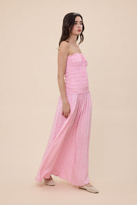 Ashley Pink Maxi Dress