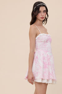 Haley Light Pink Tie Dress