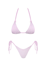 Hampshire Pink Gingham Bikini Set