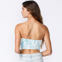 Karla Turquoise Bandana Top