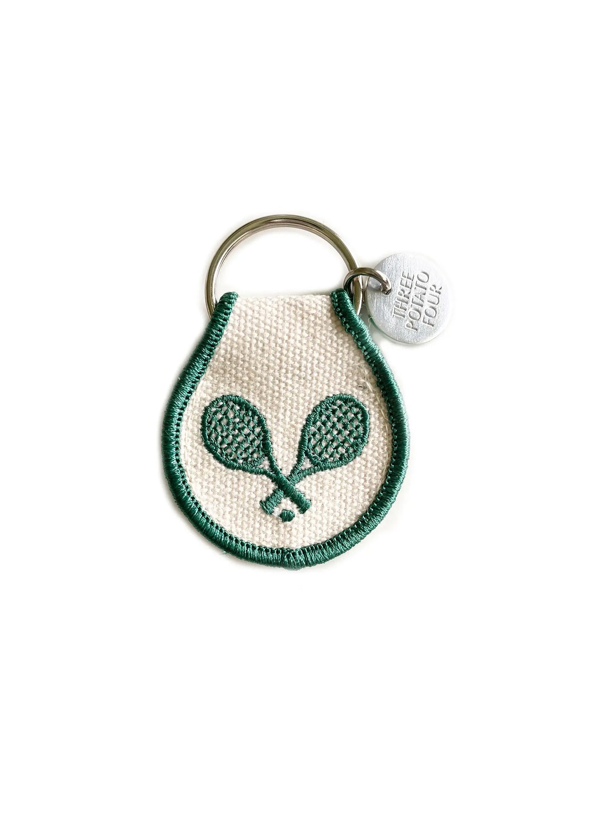 Tennis Partners Patch Keychain