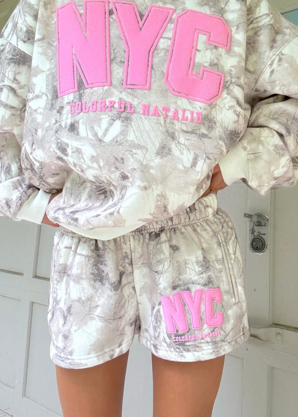 Preorder: NYC Camo Sweat Shorts