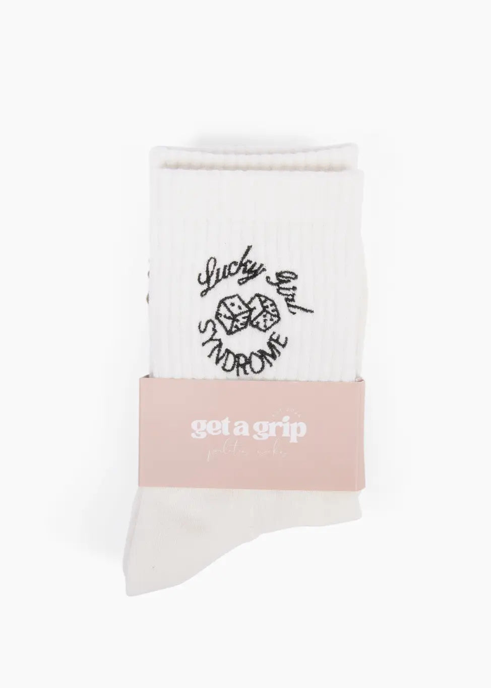 Lucky Girl Syndrome Grip Socks