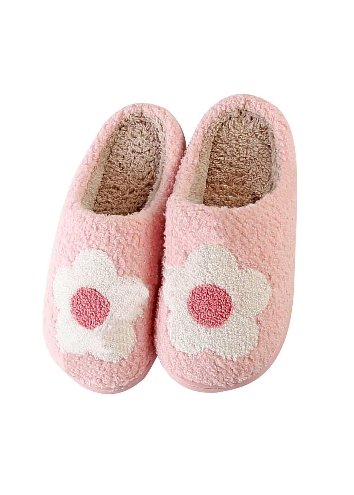 Pink Flower Slippers