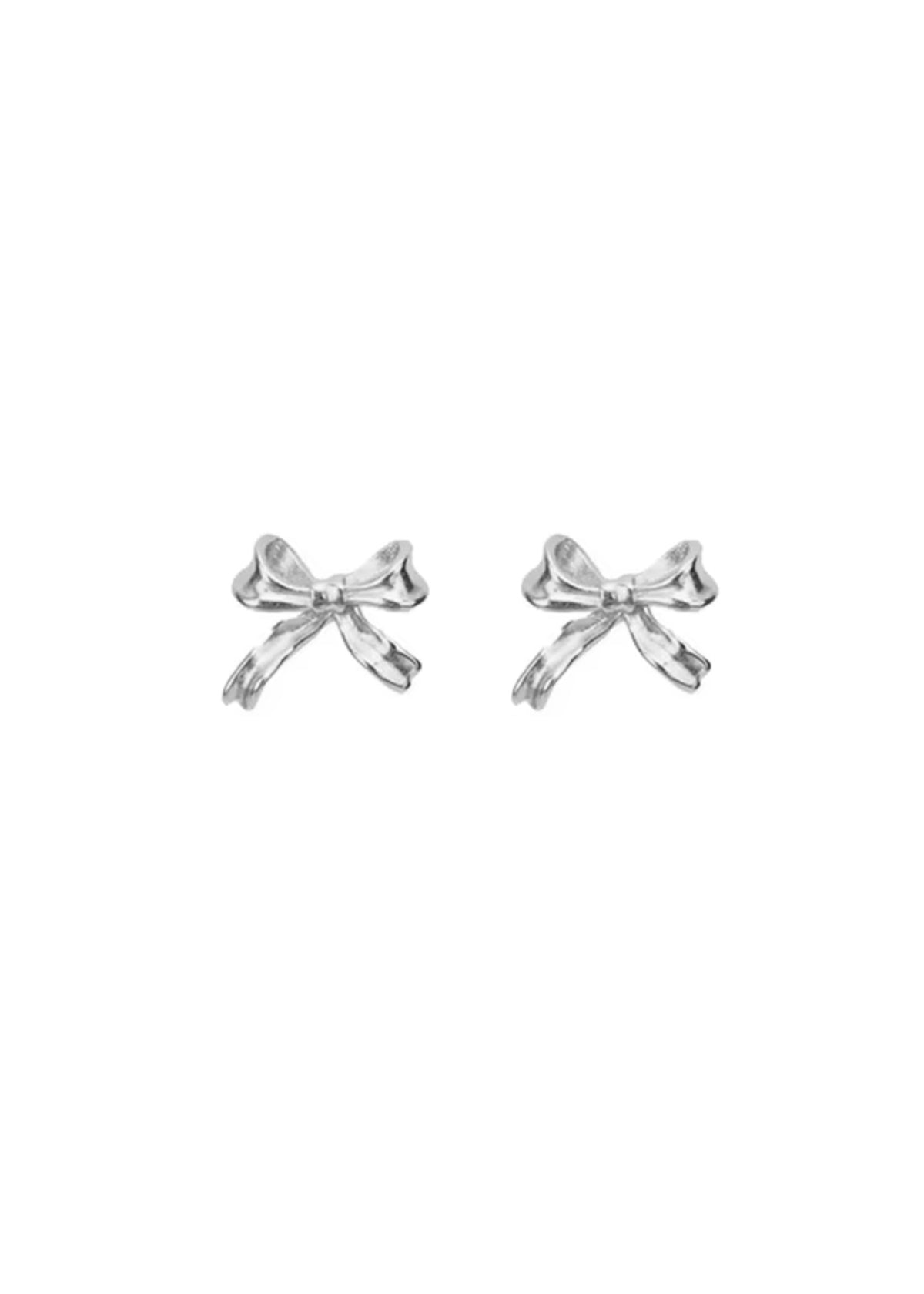 Sterling Silver Bow Studs