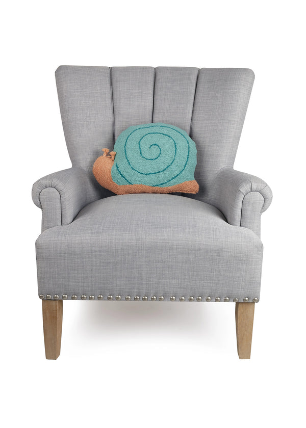 Green Snail Pillow