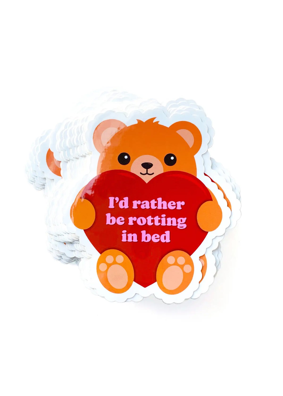 Rotting In Bed Sticker