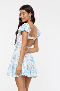 Helly Blue Floral Mini Dress
