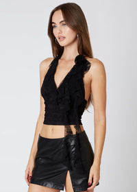 Taste of Heaven Black Halter Top