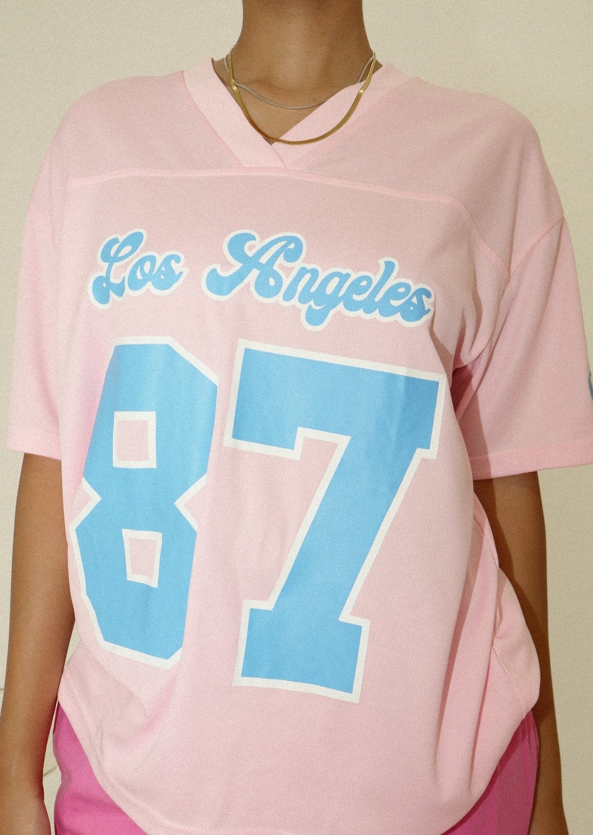 Los Angeles Pink 87 Jersey