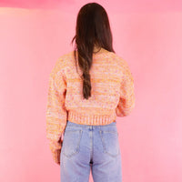 Roxee Orange Sweater Crop