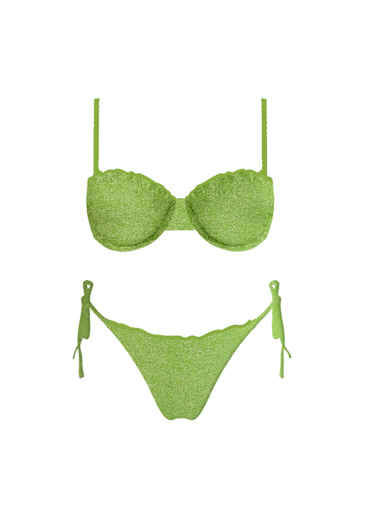 Anne Green Sparkly Bikini Set