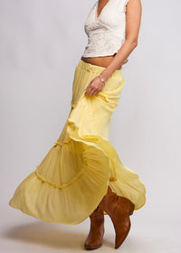 Lauren Yellow Maxi Skirt