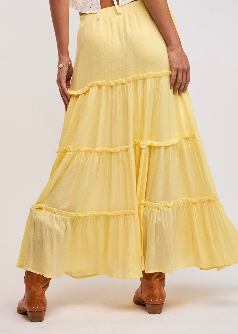 Lauren Yellow Maxi Skirt