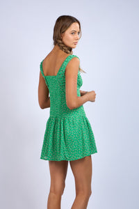 Anissa Green Floral Mini Dress