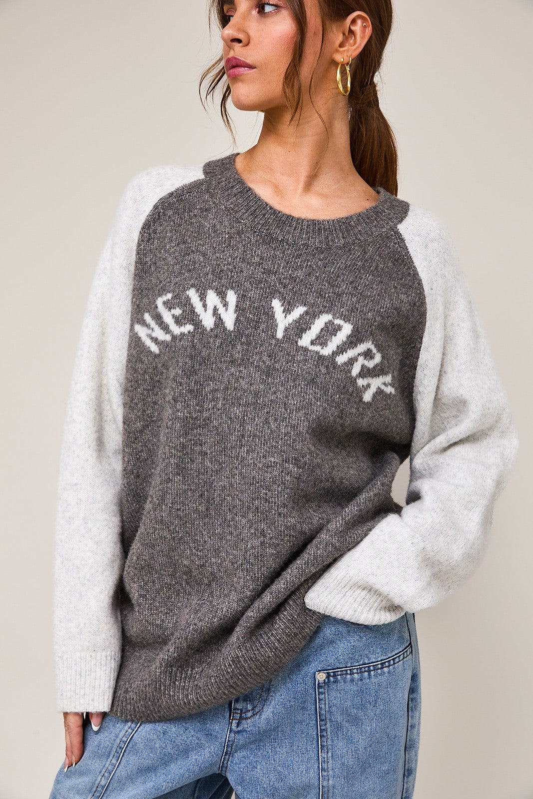 New York Grey Sweater