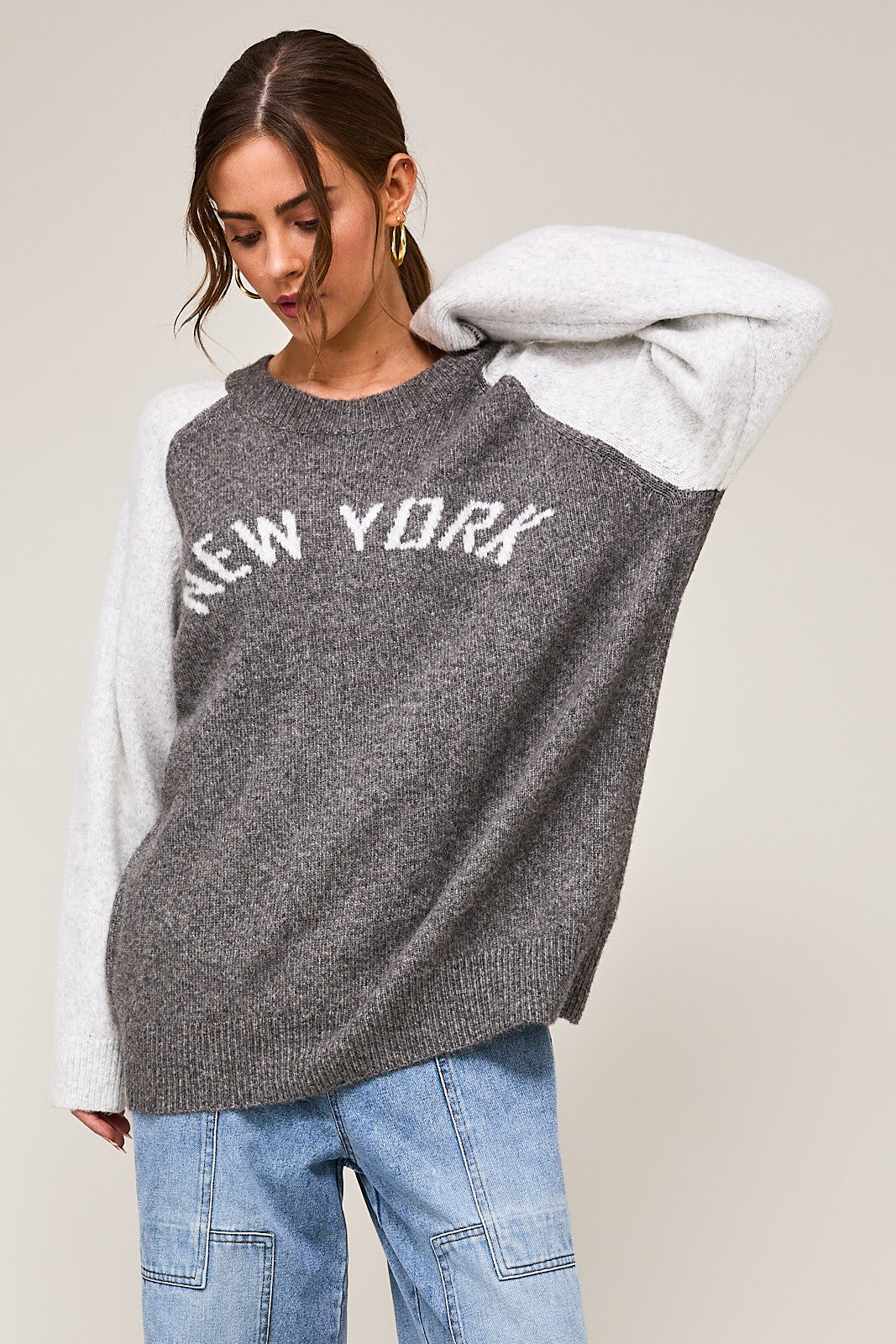 New York Grey Sweater