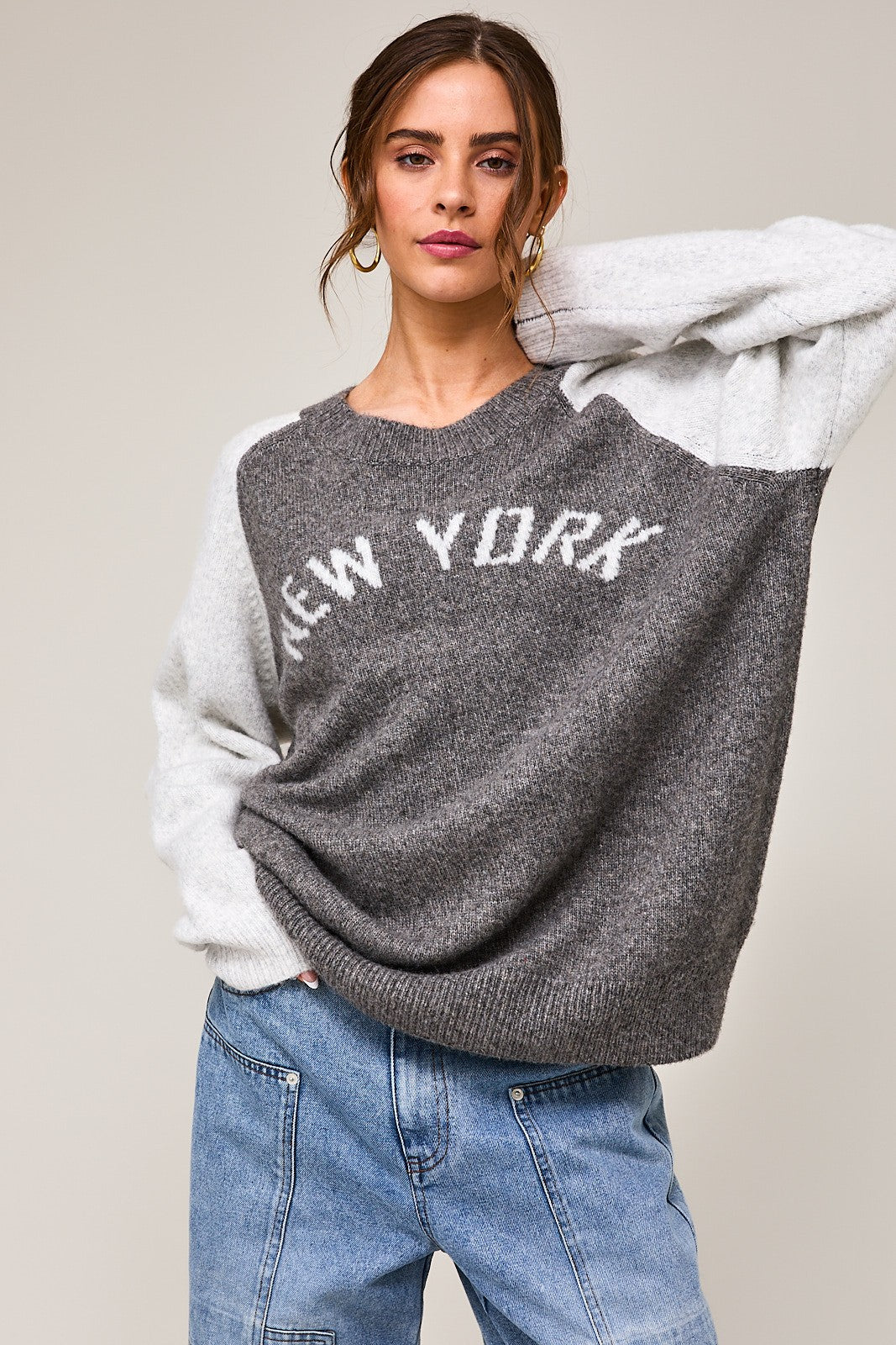 New York Grey Sweater