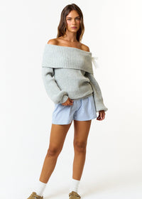 Courtney Grey Off The Shoulder Sweater