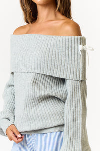 Courtney Grey Off The Shoulder Sweater