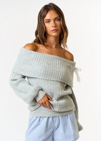 Courtney Grey Off The Shoulder Sweater