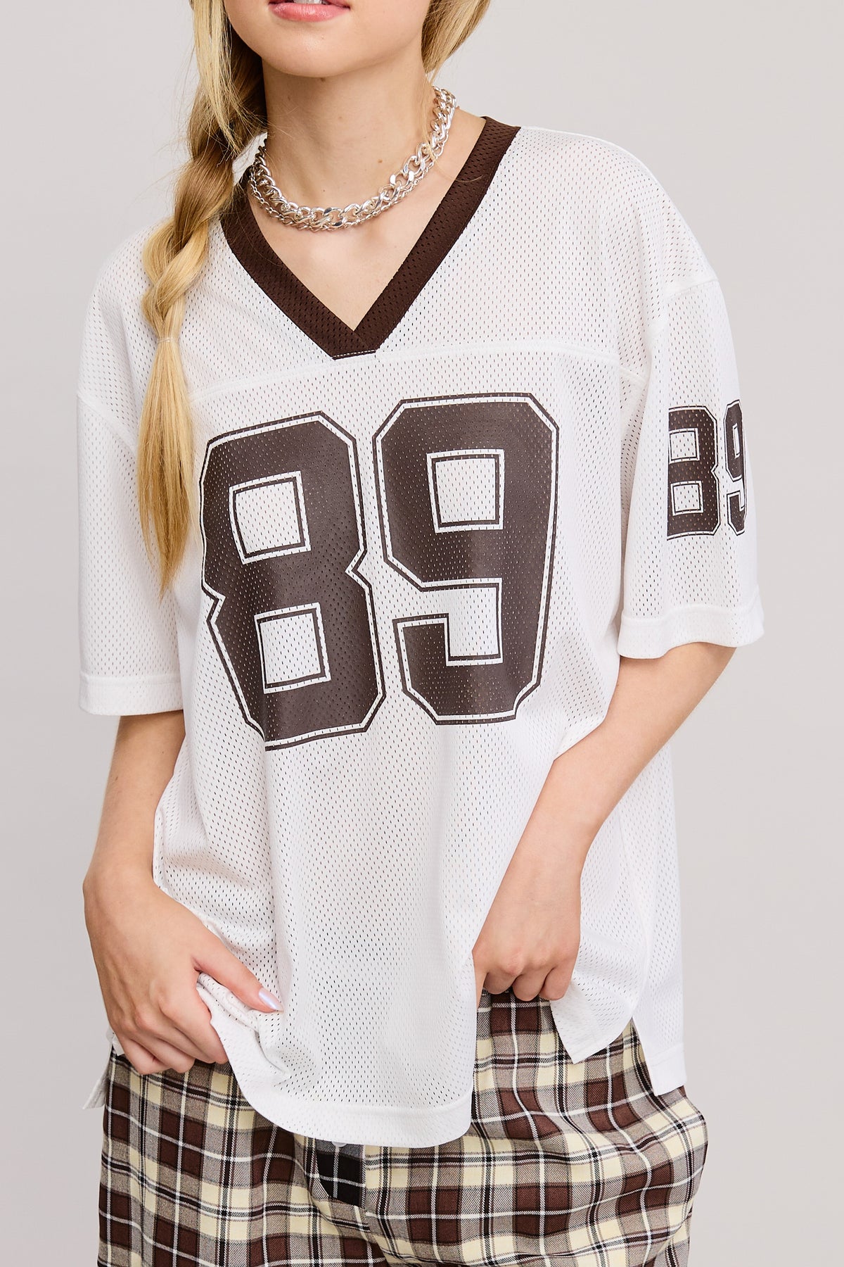 89 White Sports Jersey