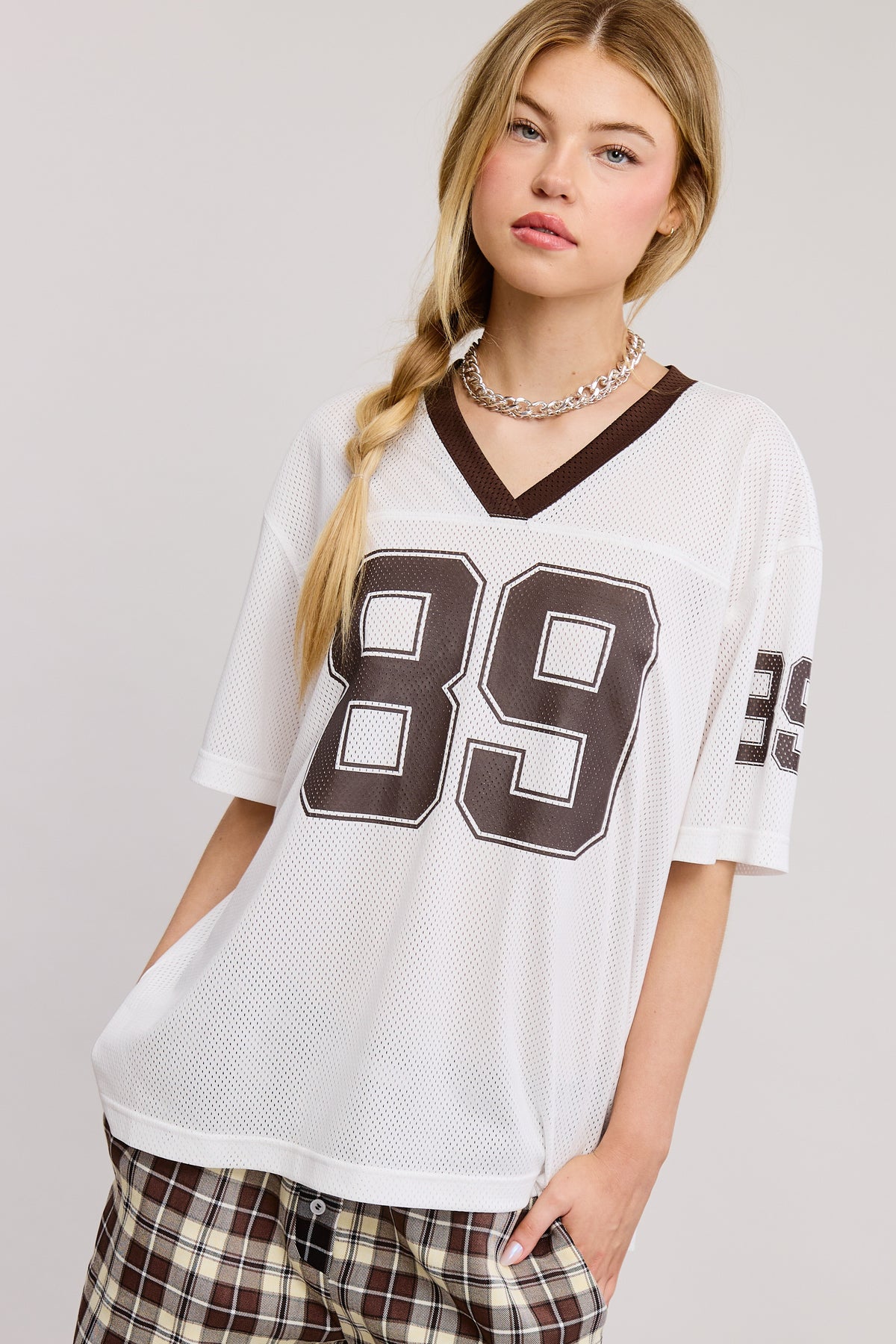 89 White Sports Jersey