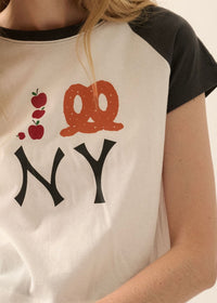 I Love NY Pretzel Baby Tee