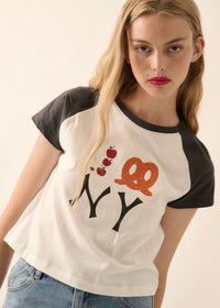 I Love NY Pretzel Baby Tee