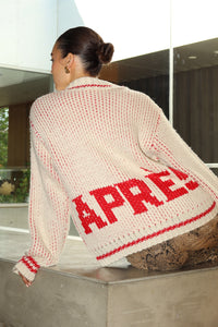 Après Red Chunky Sweater