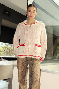 Après Red Chunky Sweater