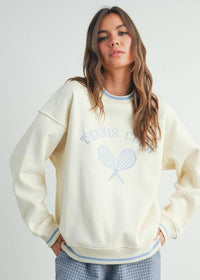 Tennis Club Pullover Sweatshirt