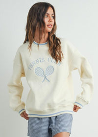 Tennis Club Pullover Sweatshirt