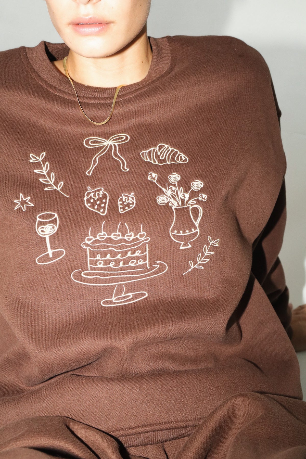 Birthday Girl Brown Sweatshirt