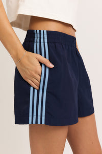 Happy Go Lucky Blue Side Stripe Shorts