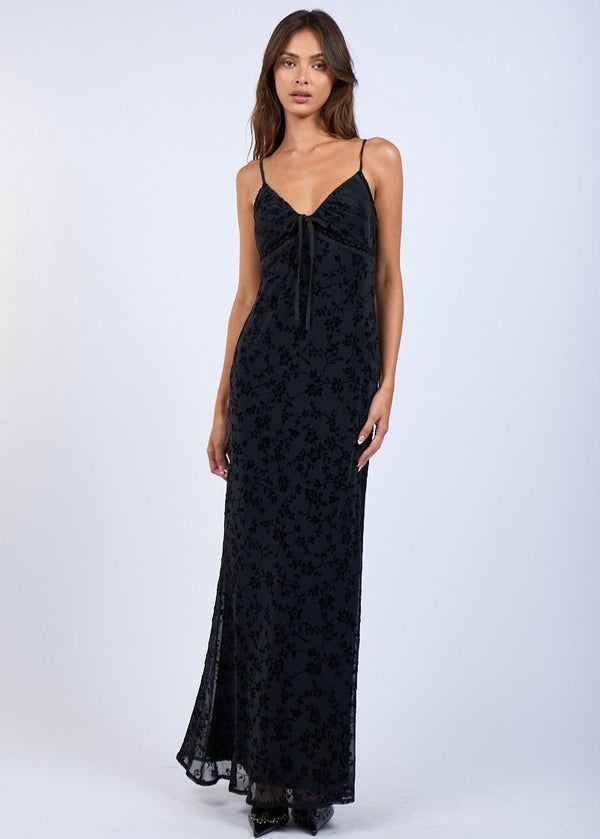 Goldie Black Maxi Dress