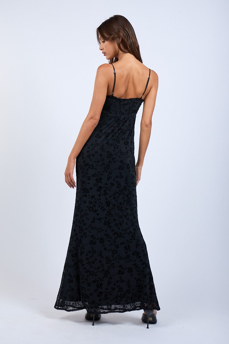 Goldie Black Maxi Dress