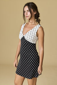 Lena Polka Dots Mini Dress