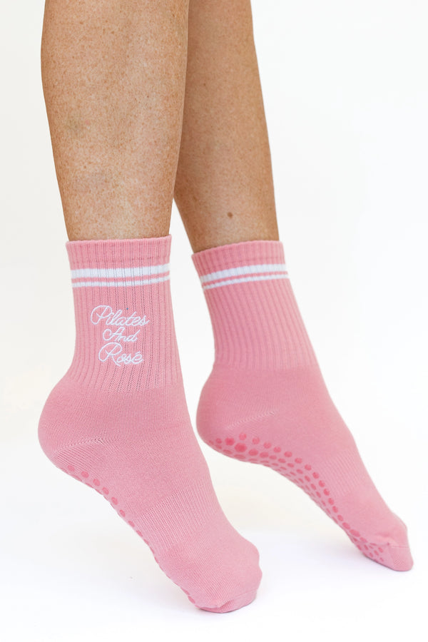 Pilates and Rosé Socks