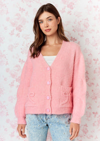 Erma Pink Bows Sweater