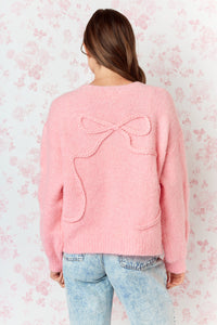 Erma Pink Bows Sweater