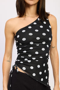 Brigette Polka Dot Top