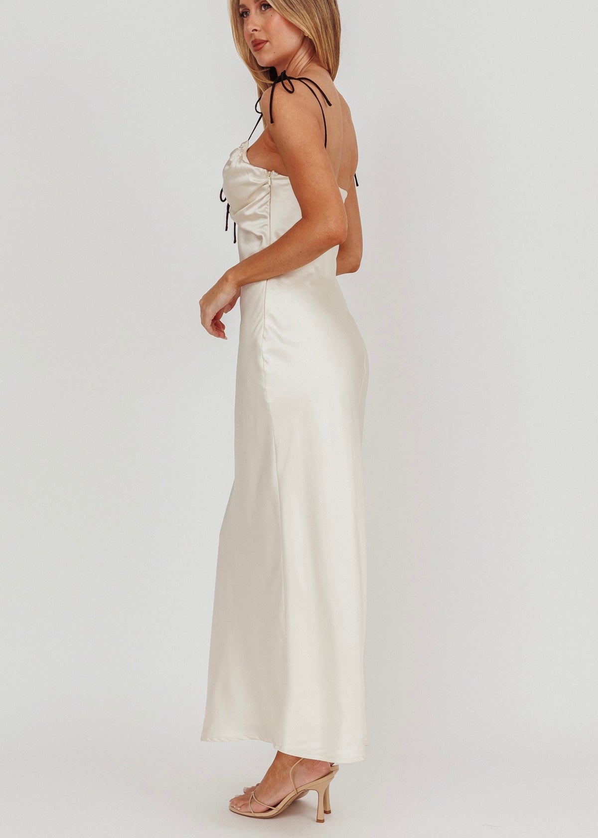 Queen of Everything Pearl Maxi Dress