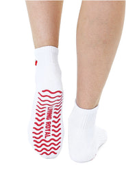 Cherry Heart Grip Ankle Socks