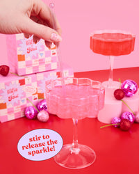 Cherry Pink Glitter Bomb