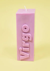 Virgo Zodiac Candle